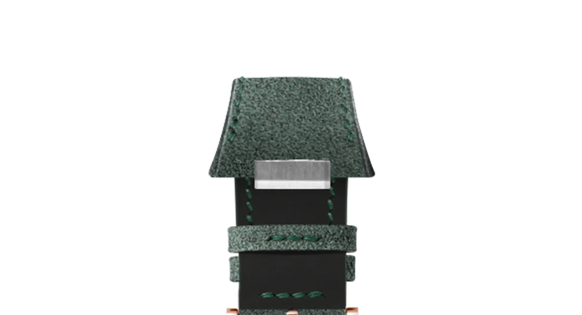 Green Alcantara Strap for Tissot PRX - Image 6