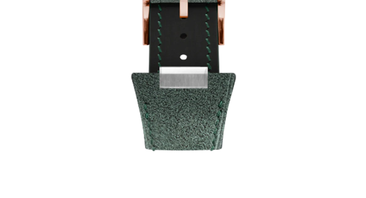 Green Alcantara Strap for Tissot PRX - Image 7