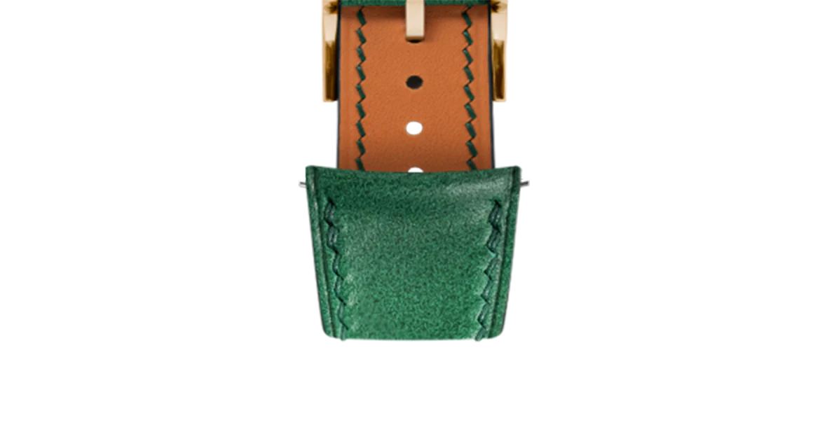 Overstock: Green Buttero Slim (Curved) Strap - Image 8