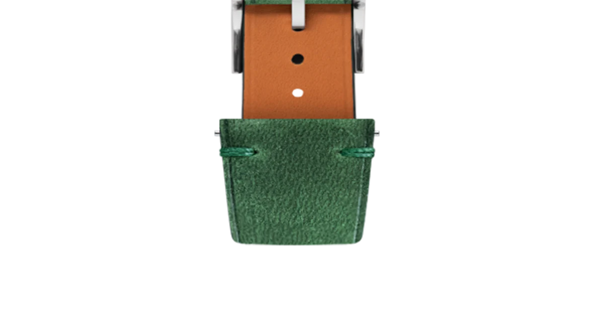 Green Crazy Horse Side-Stitch Strap - Image 4