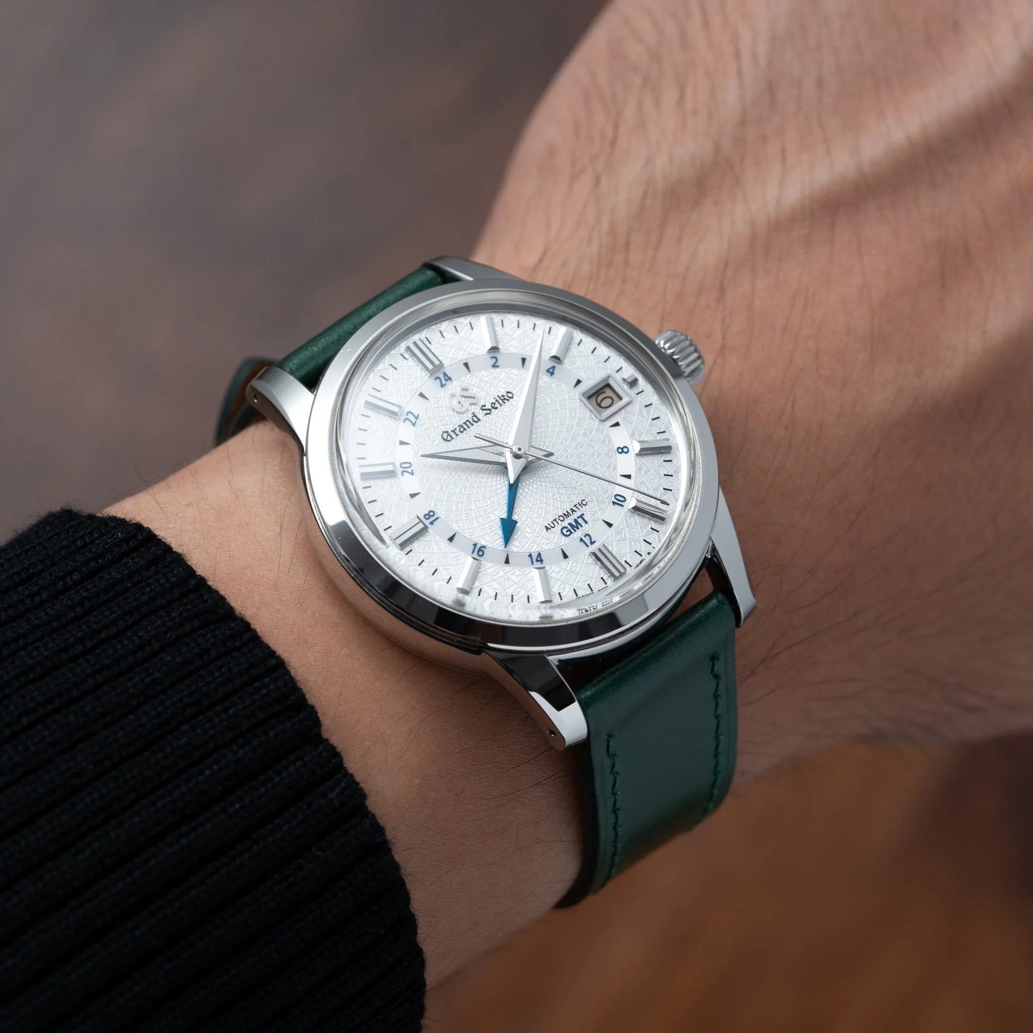 Green Shell Cordovan Slim Strap - Image 3