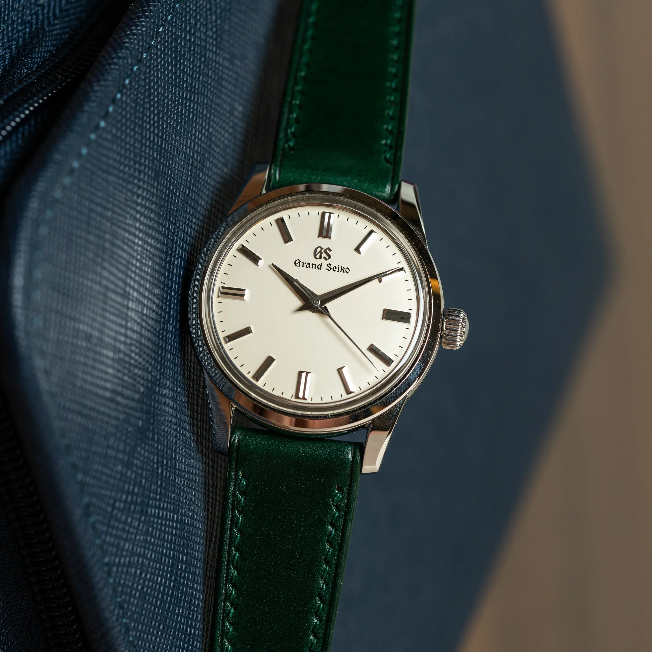 Green Shell Cordovan Slim Strap - Image 4
