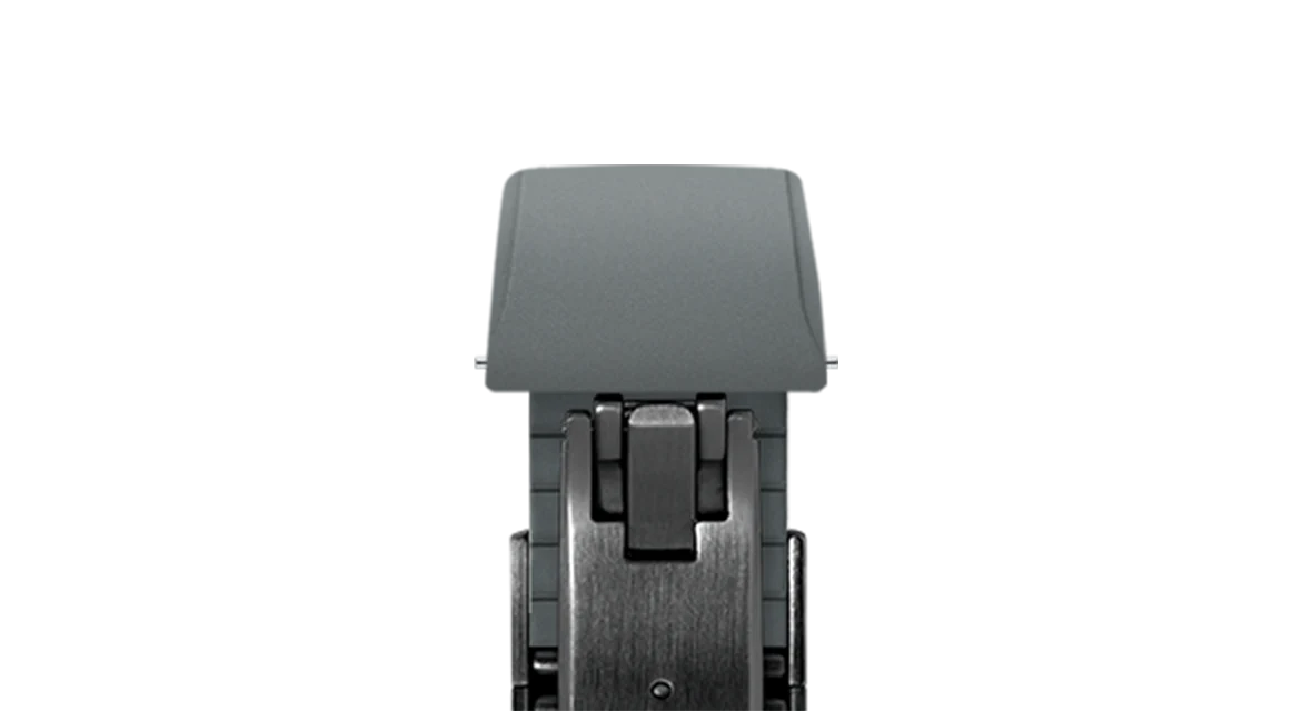 Grey CTS Rubber Strap for Cartier Santos de Cartier - Image 12