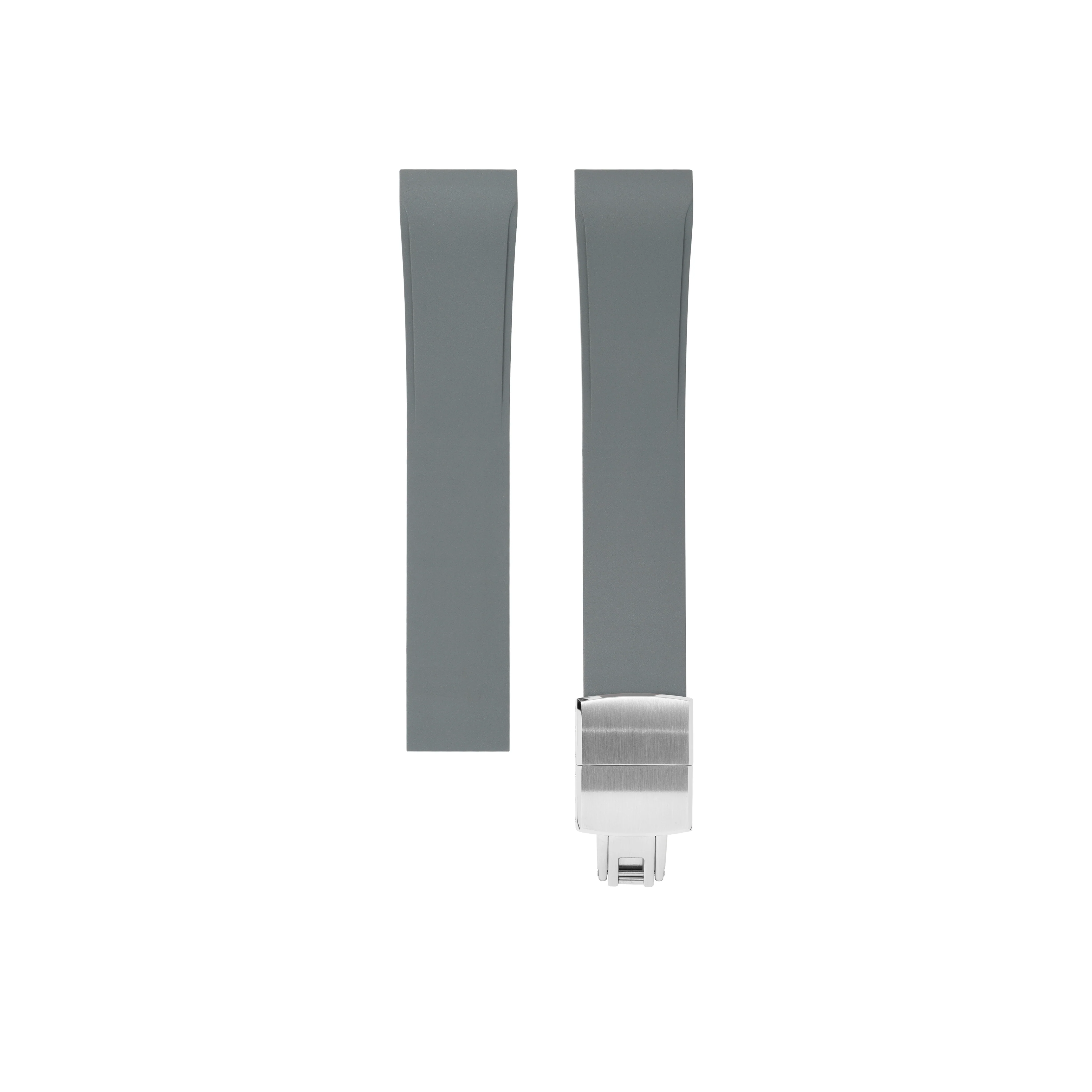 Grey CTS Rubber Strap for Cartier Santos de Cartier - Image 5