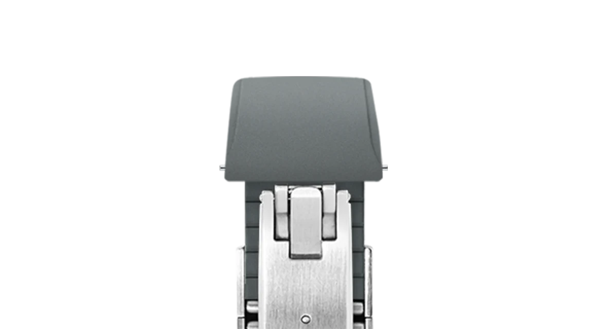 Grey CTS Rubber Strap for Cartier Santos de Cartier - Image 6