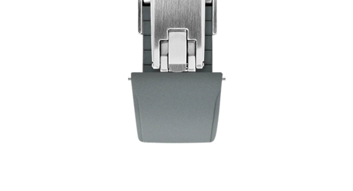 Grey CTS Rubber Strap for Cartier Santos de Cartier - Image 7