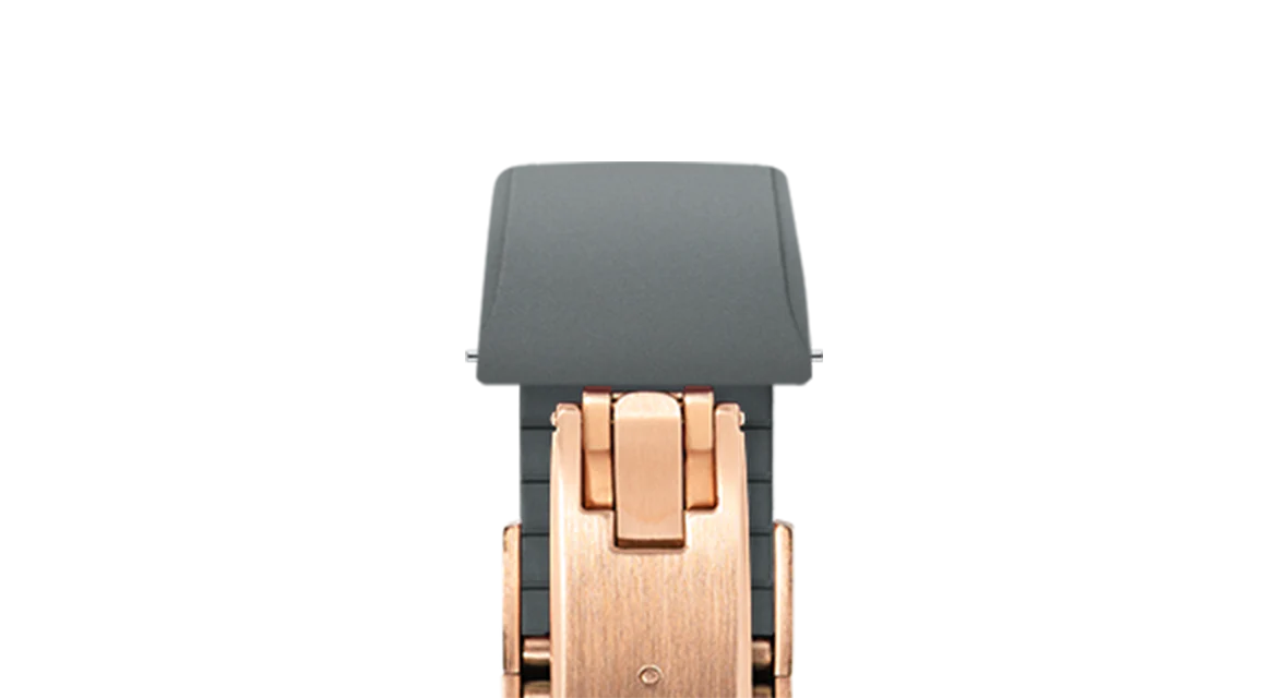 Grey CTS Rubber Strap for Cartier Santos de Cartier - Image 8