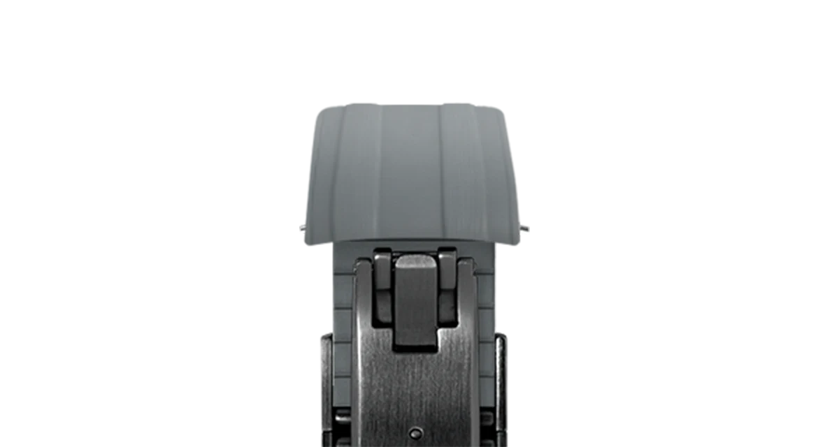 Grey CTS Rubber Strap for Omega Speedmaster & Swatch MoonSwatch - Image 15