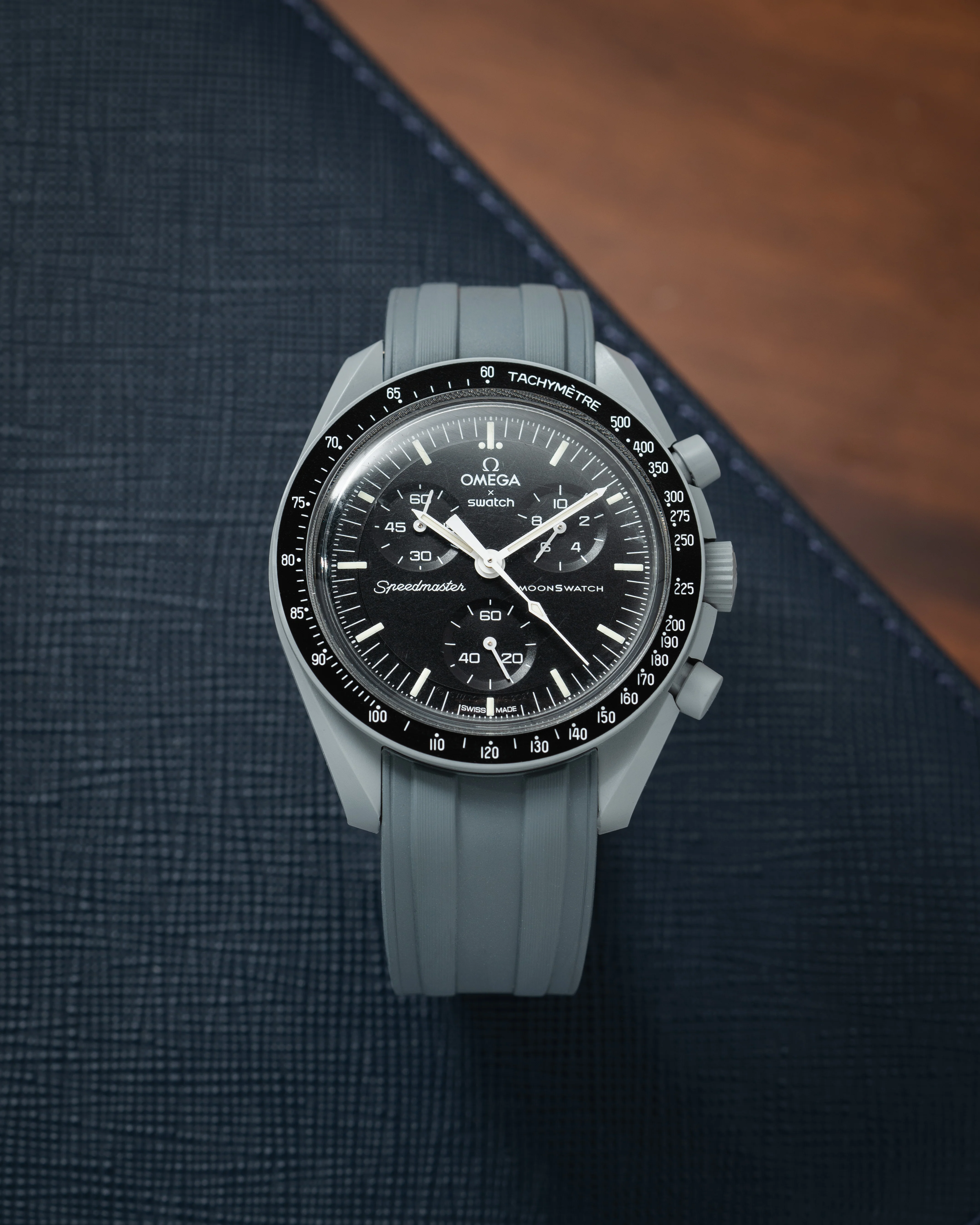 Overstock: Grey CTS Rubber Strap for Omega Speedmaster - Image 5