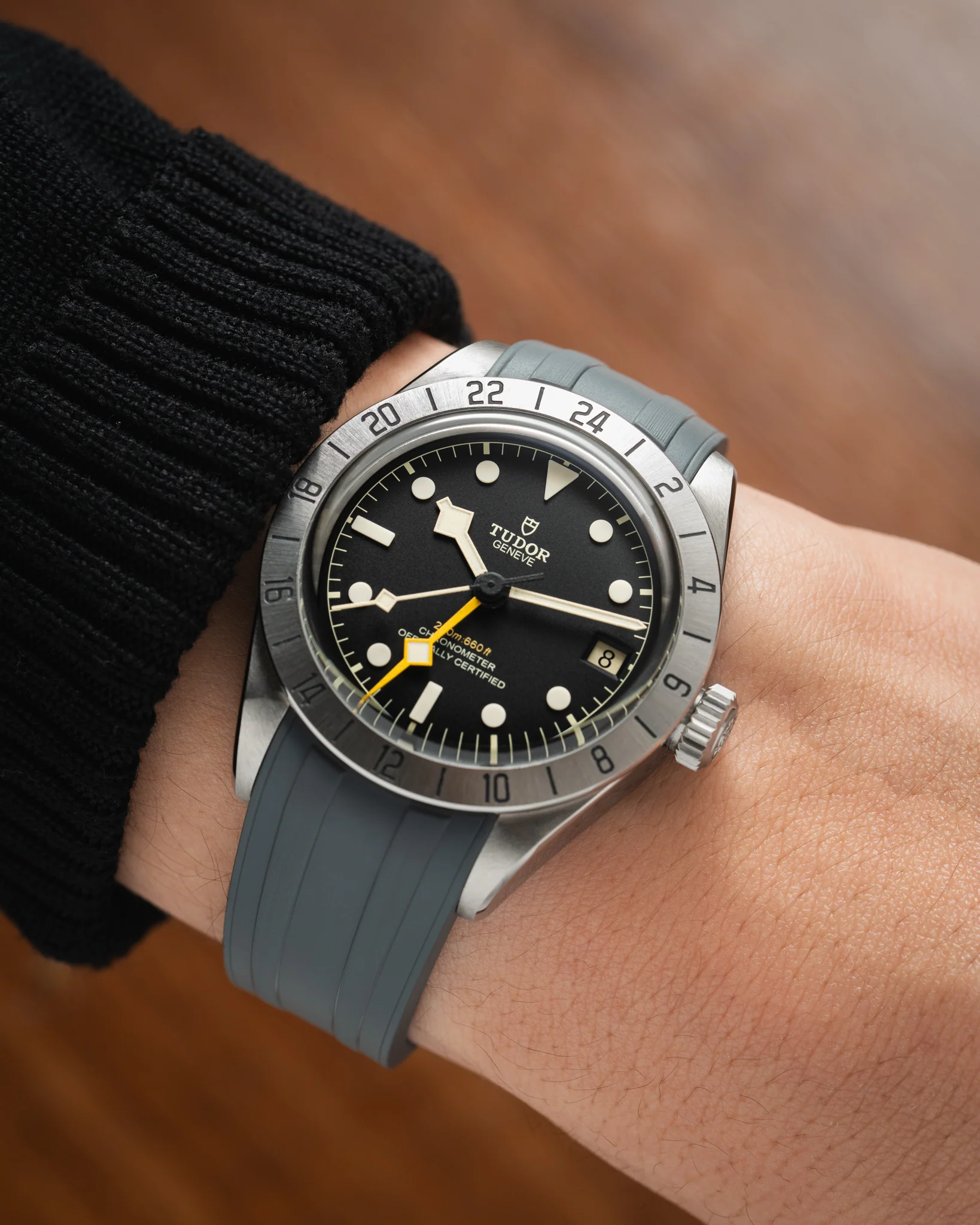 Grey CTS Rubber Strap for Tudor BB Pro - Image 2