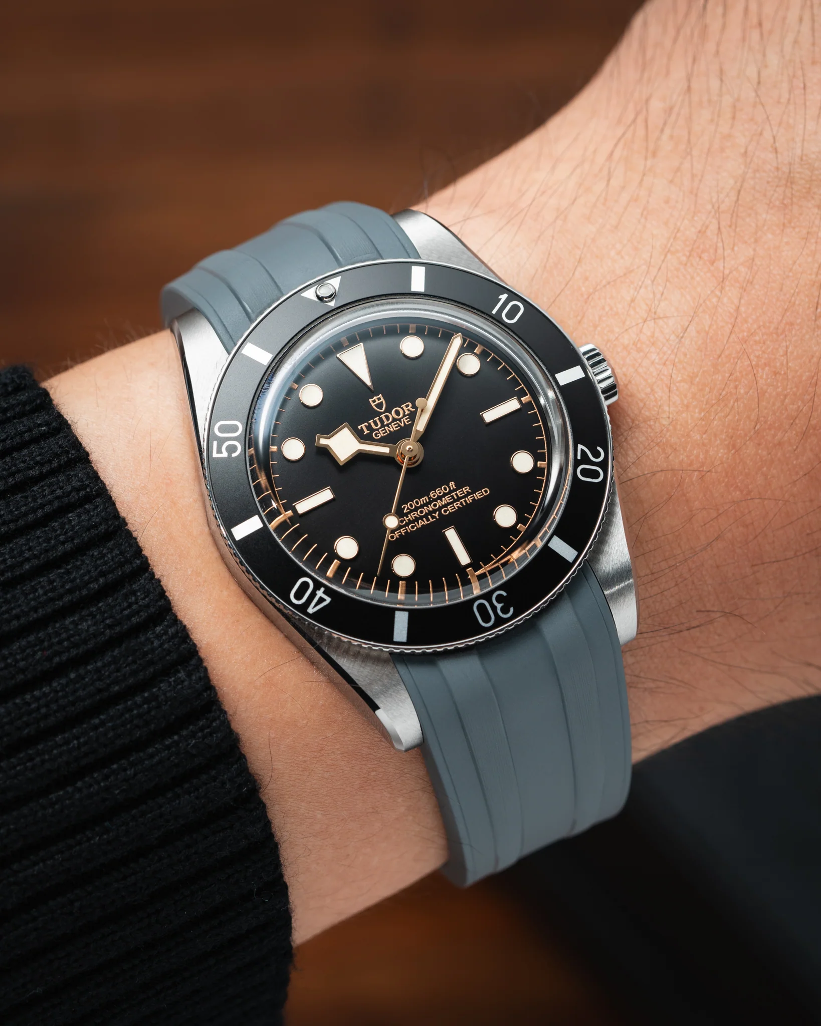 Grey CTS Rubber Strap for Tudor BB54 - Image 2