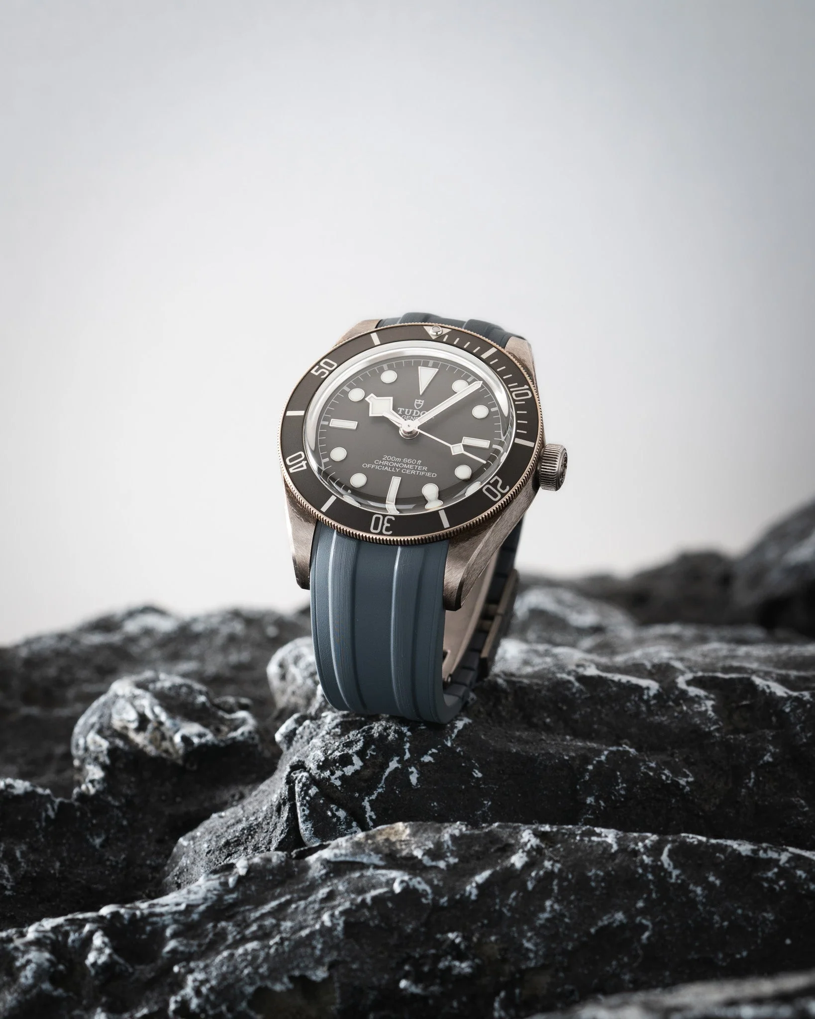 Grey CTS Rubber Strap for Tudor BB58 - Image 2