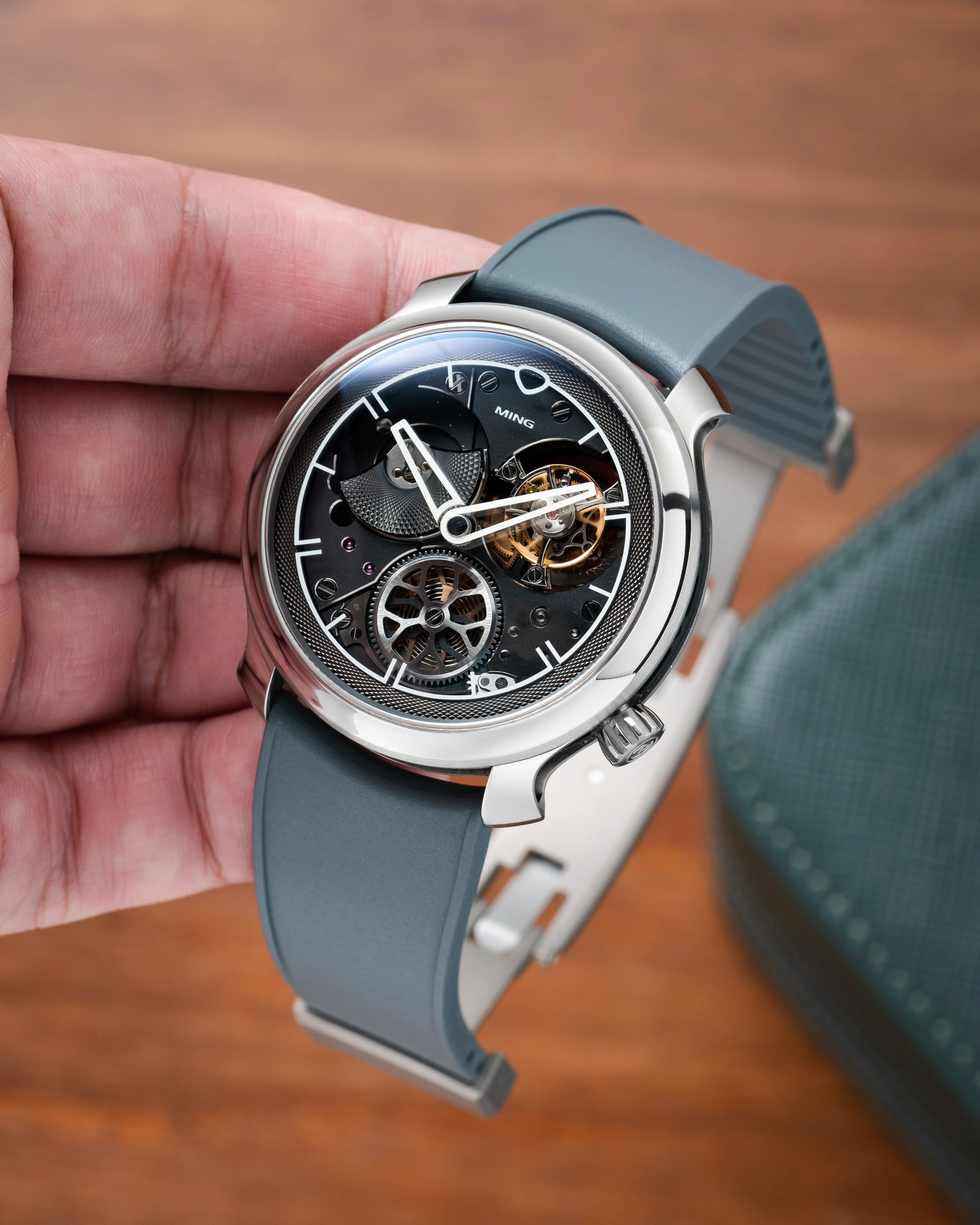 Grey Curved CTS Rubber Strap - Image 6