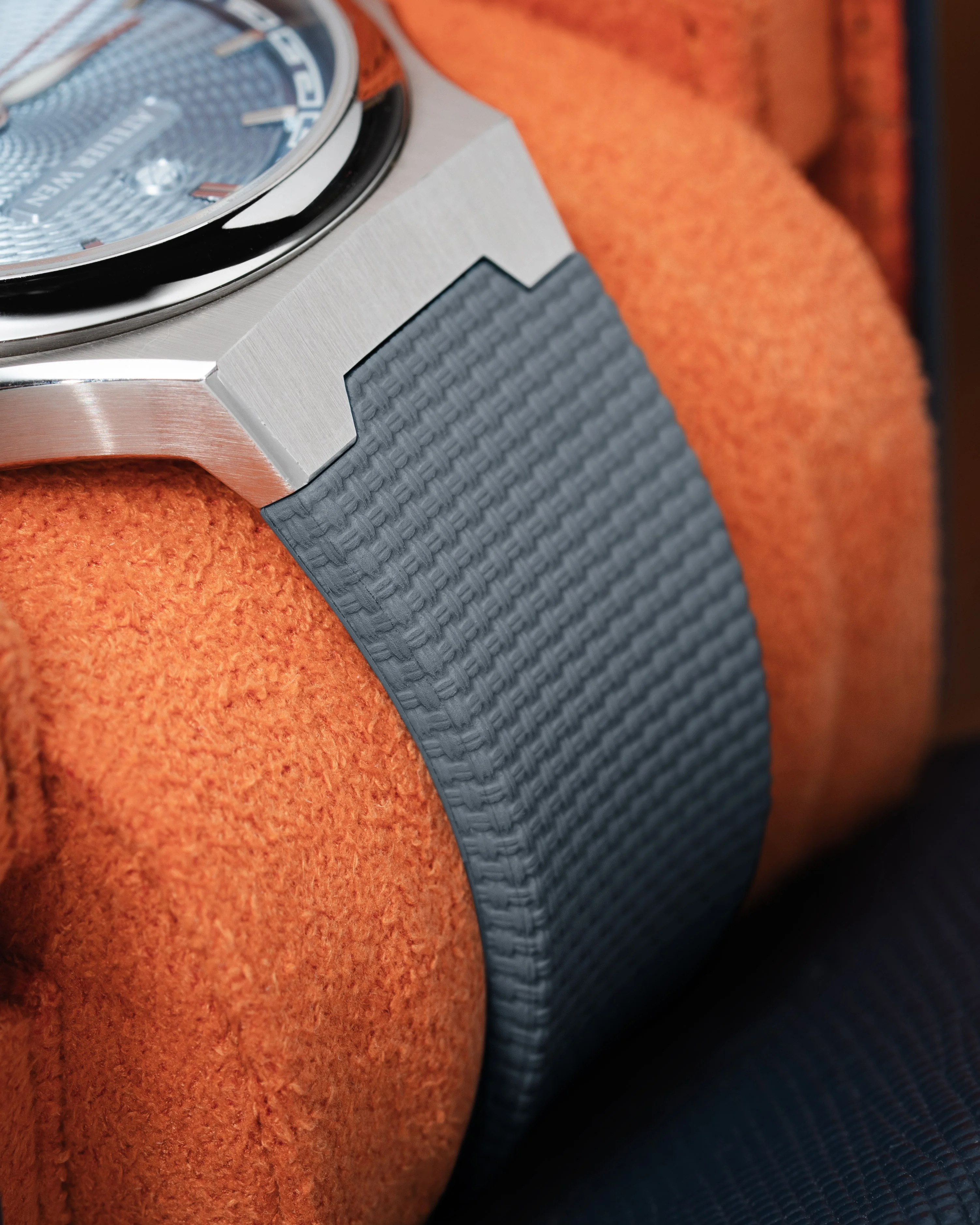 Grey Sailcloth CTS Rubber Strap for Atelier Wen Perception - Image 3