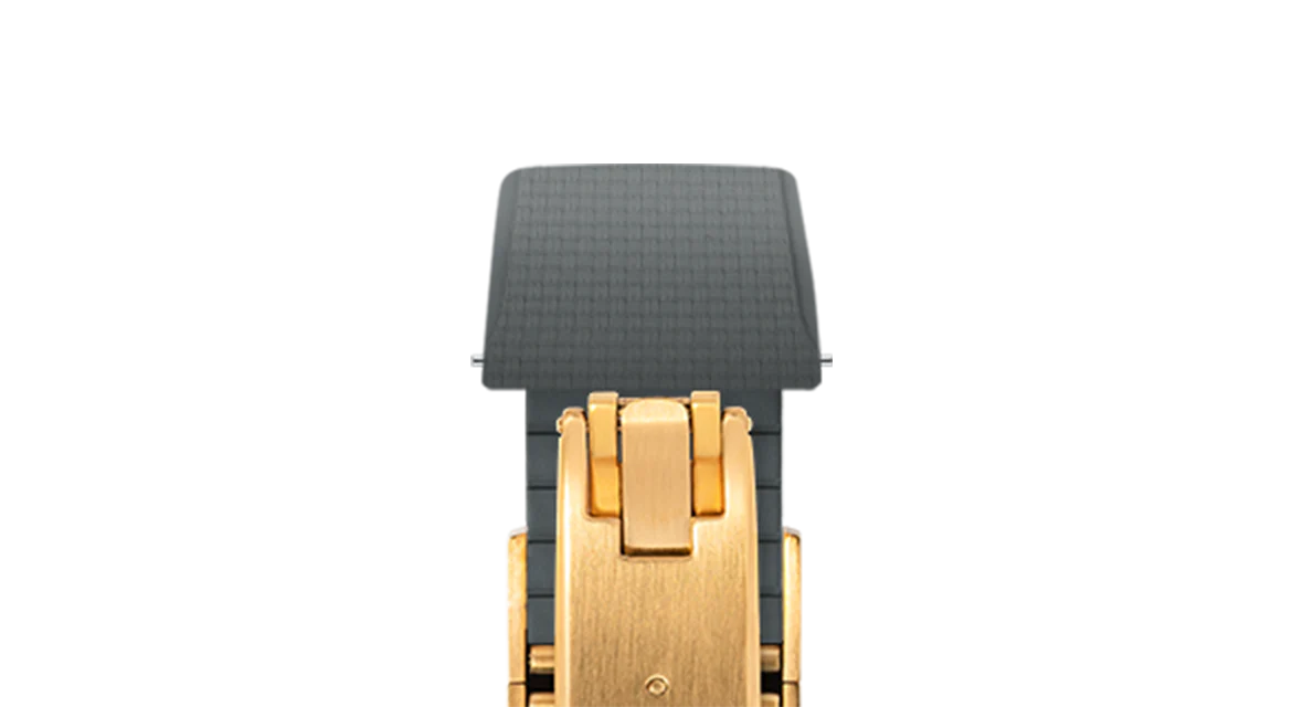 Grey Sailcloth CTS Rubber Strap for Cartier Santos de Cartier - Image 10