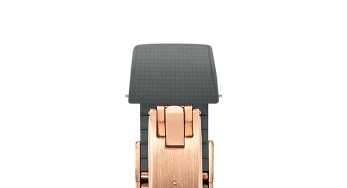 Grey Sailcloth CTS Rubber Strap for Cartier Santos de Cartier - Image 8