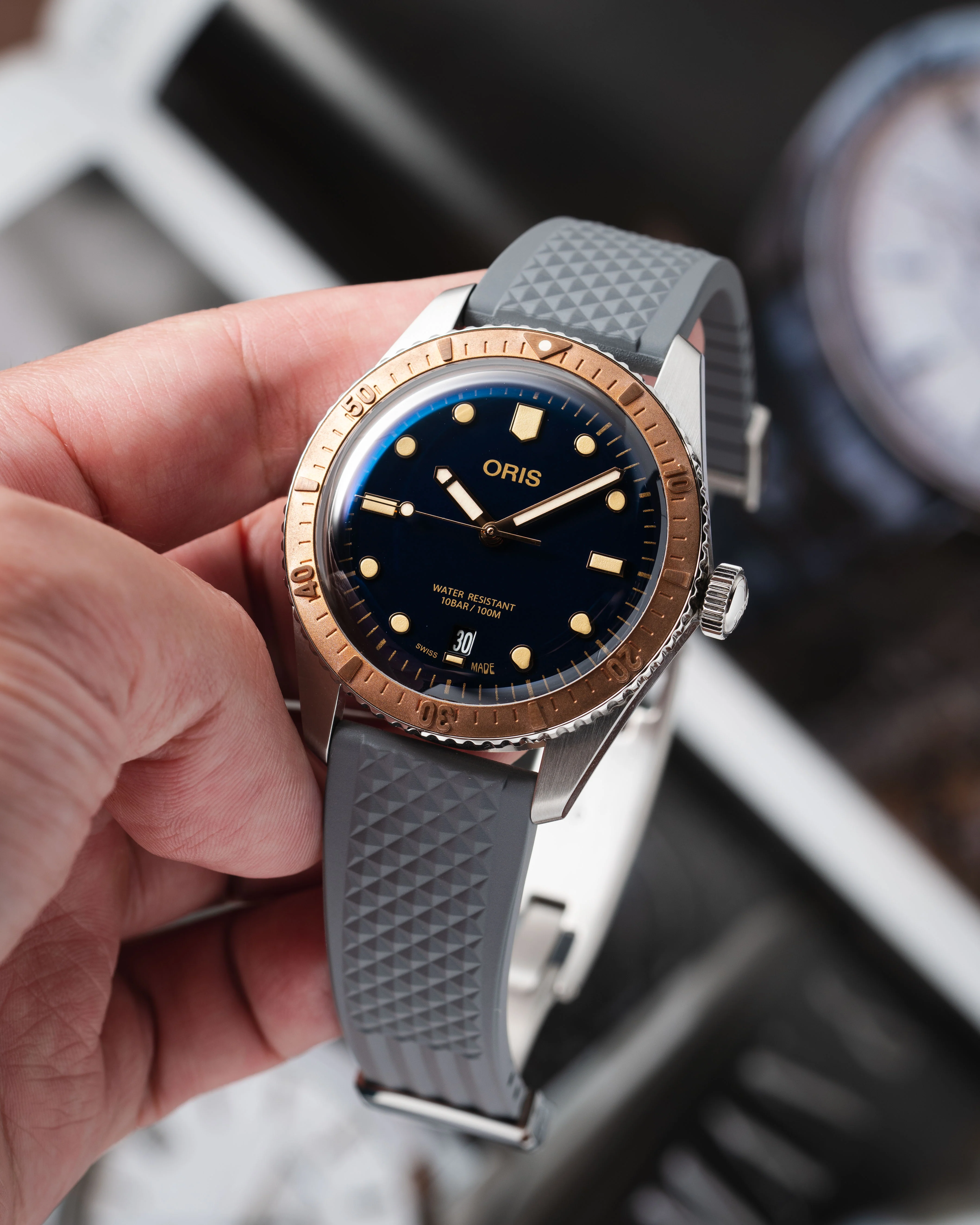 Grey Waffle CTS Rubber Strap - Image 6