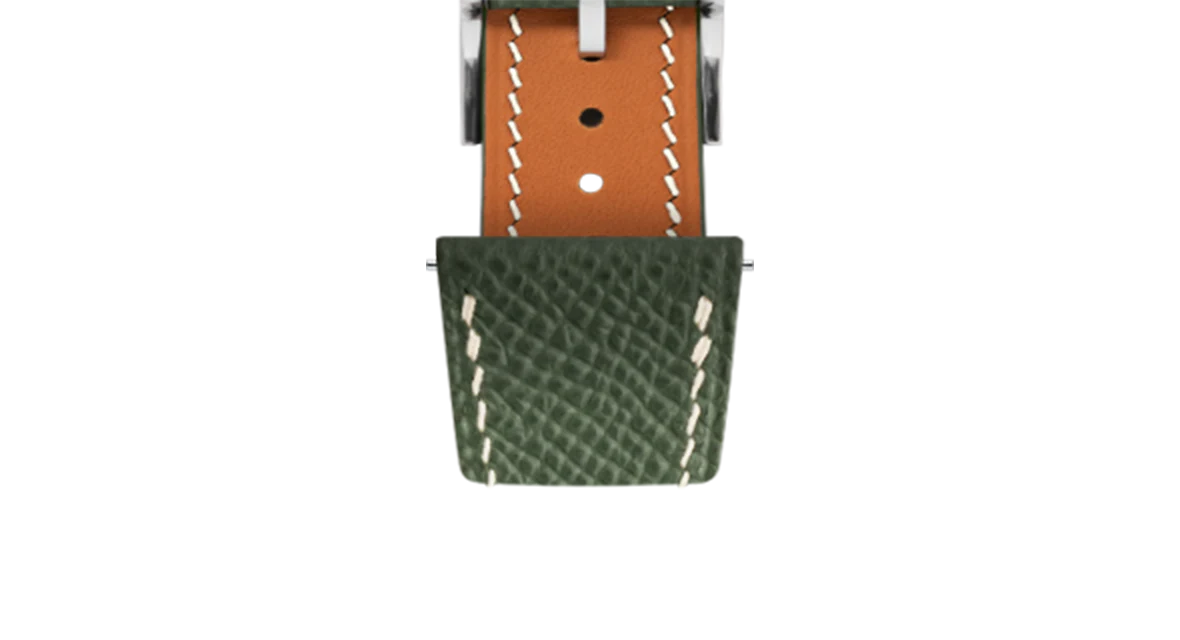 Hunter Green Epsom Slim Strap - Image 4