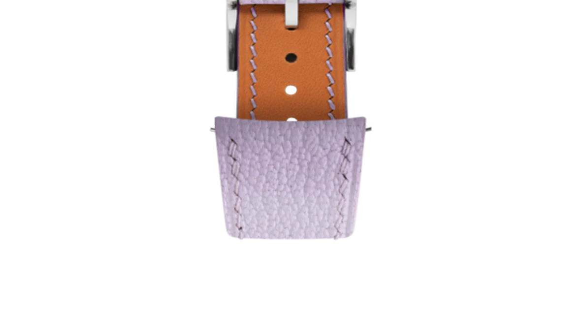 Overstock: Lavender Chevre Slim (Curved) Strap - Image 4
