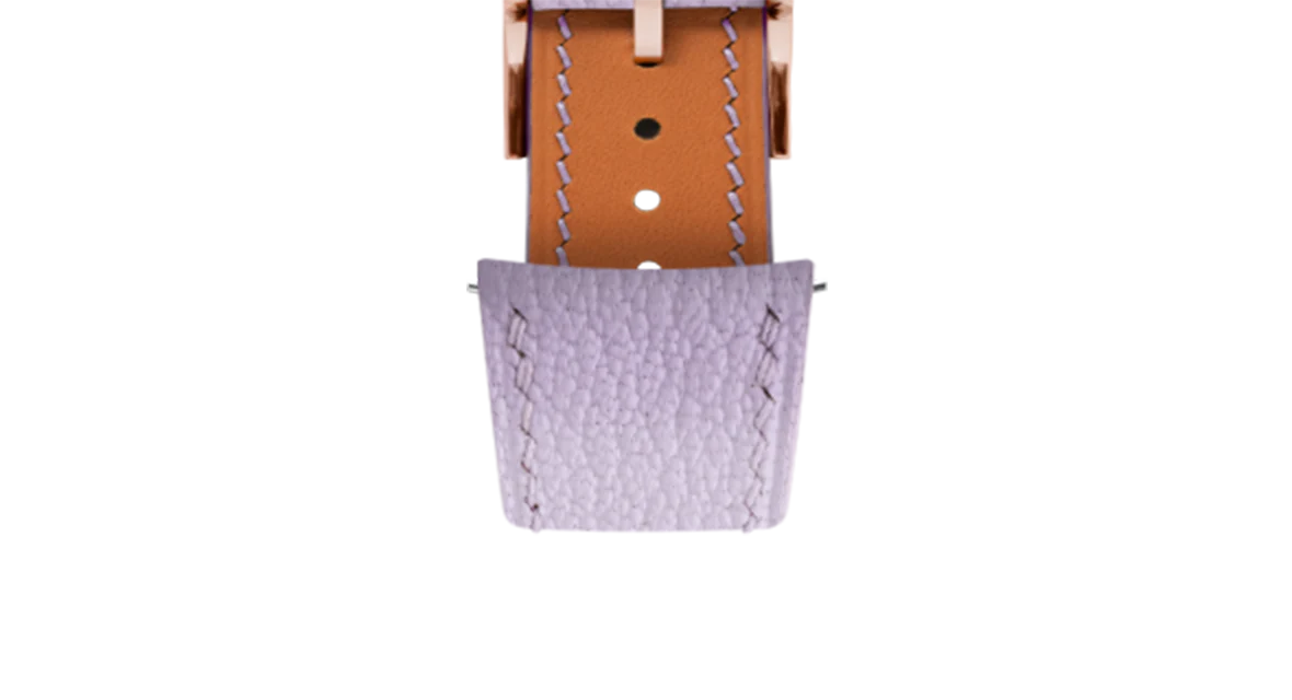 Overstock: Lavender Chevre Slim (Curved) Strap - Image 6