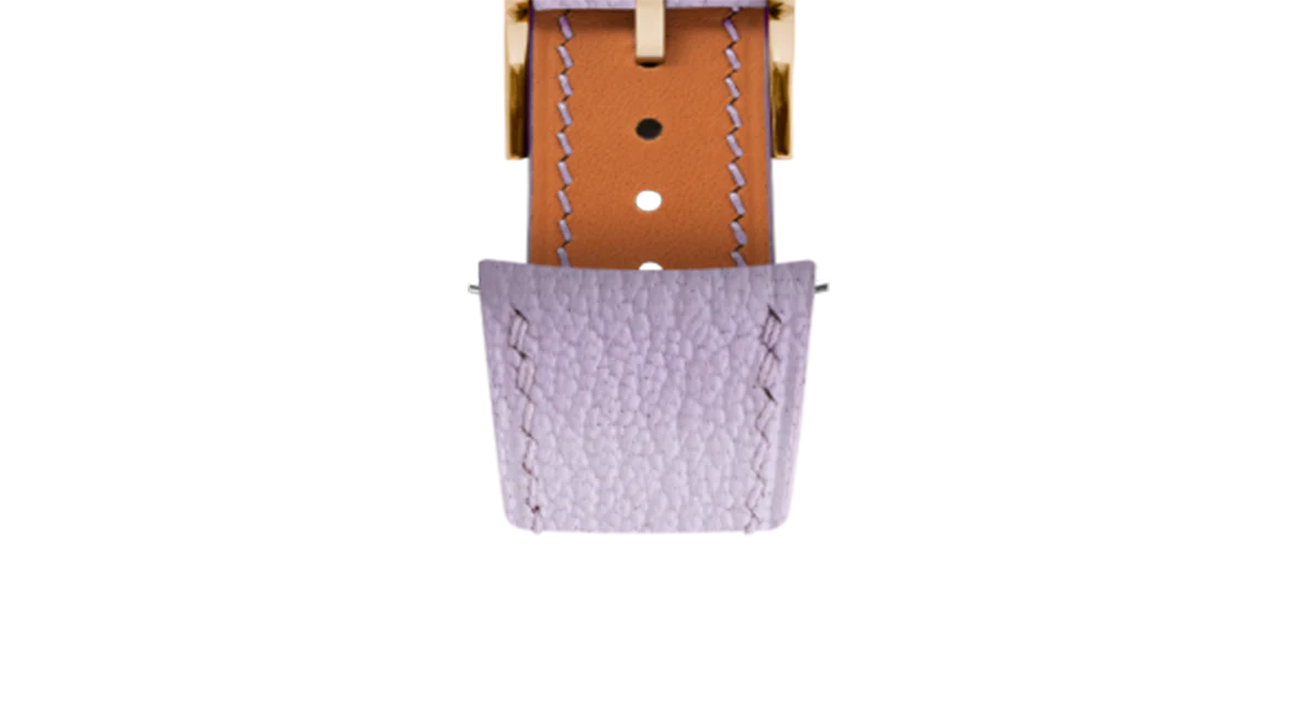 Overstock: Lavender Chevre Slim (Curved) Strap - Image 8