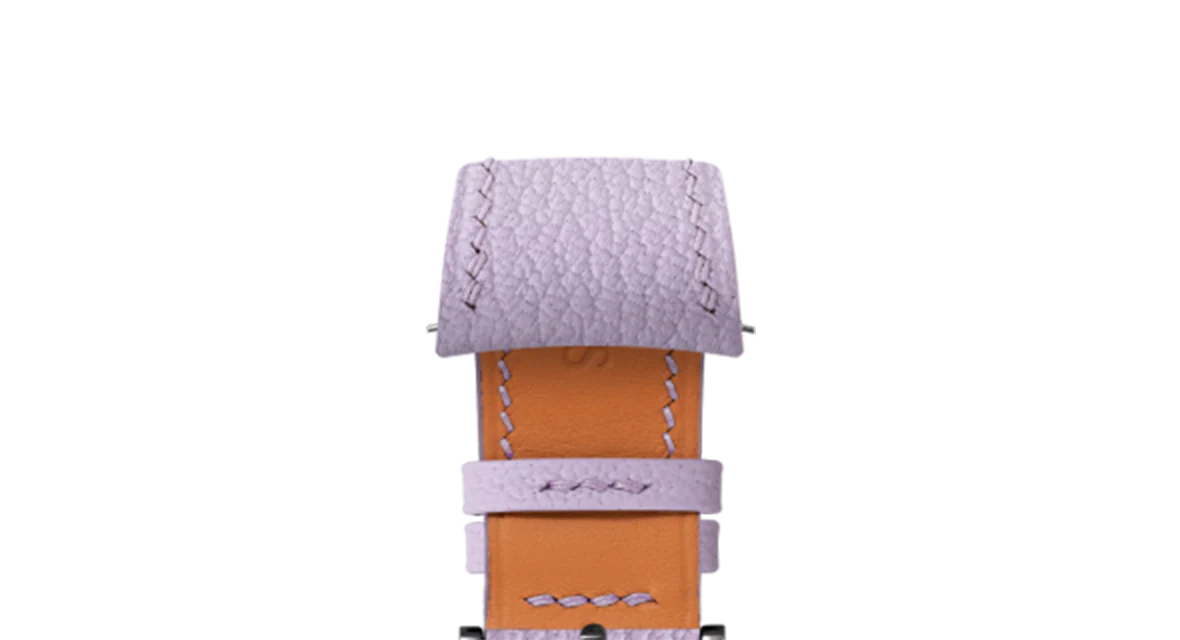 Overstock: Lavender Chevre Slim (Curved) Strap - Image 9