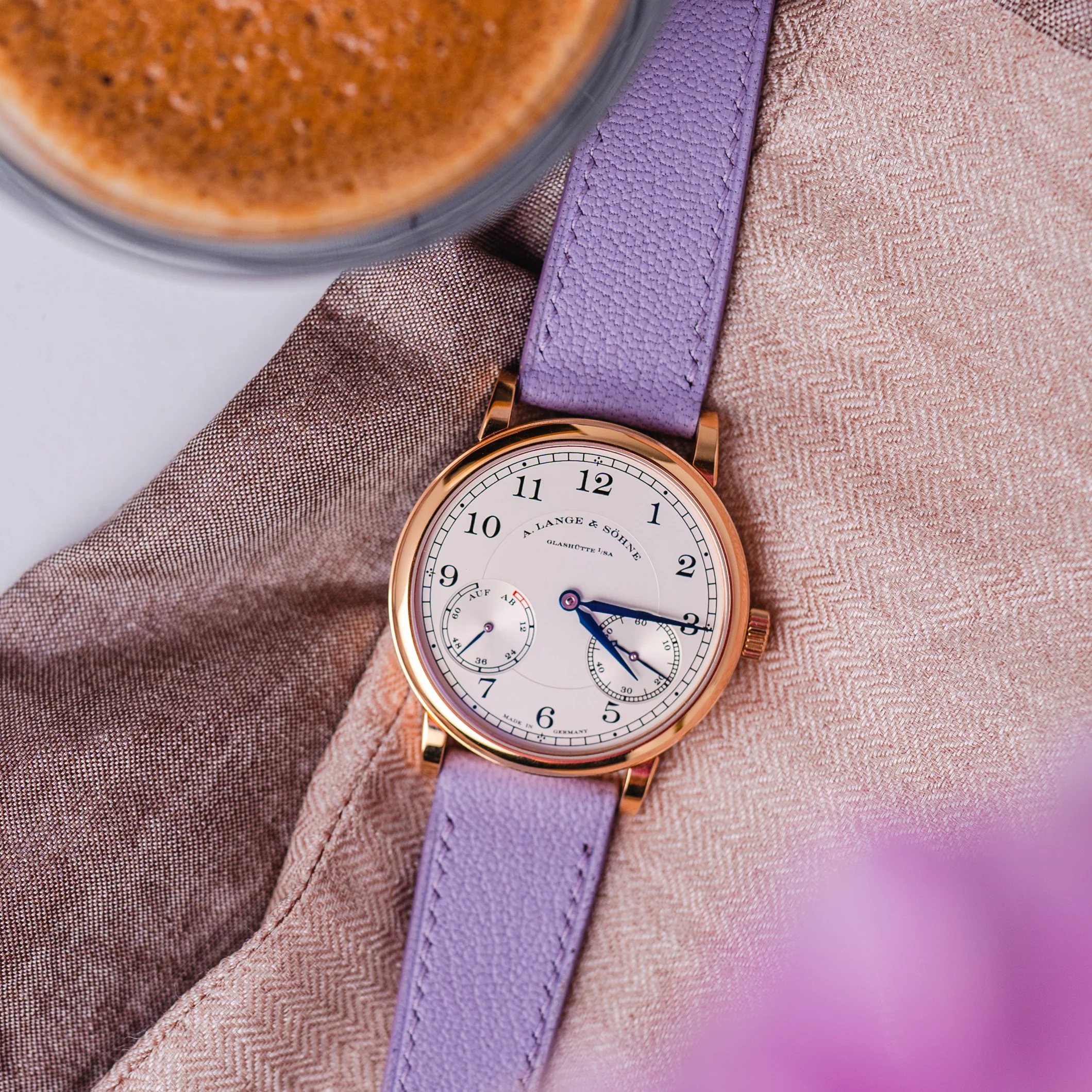 Lavender Chevre Slim Strap - Image 5