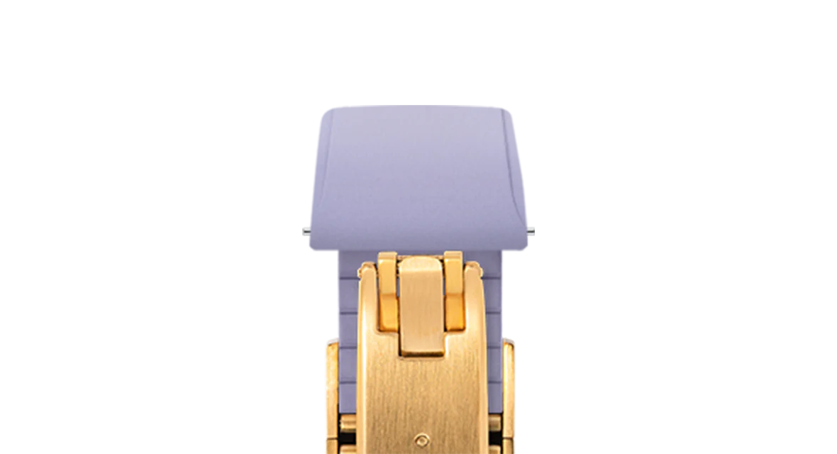 Lavender CTS Rubber Strap for Cartier Santos de Cartier - Image 10