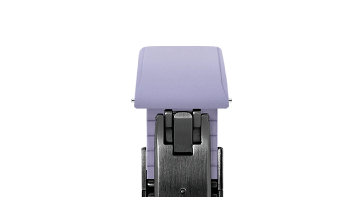 Lavender CTS Rubber Strap for Cartier Santos de Cartier - Image 12