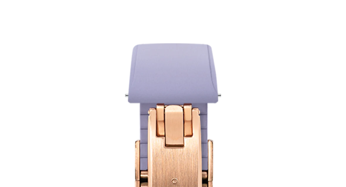 Lavender CTS Rubber Strap for Cartier Santos de Cartier - Image 8
