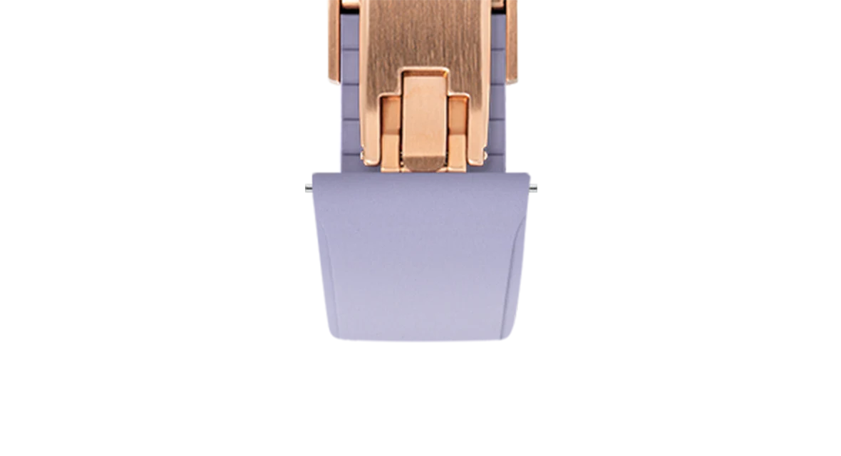 Lavender CTS Rubber Strap for Cartier Santos de Cartier - Image 9