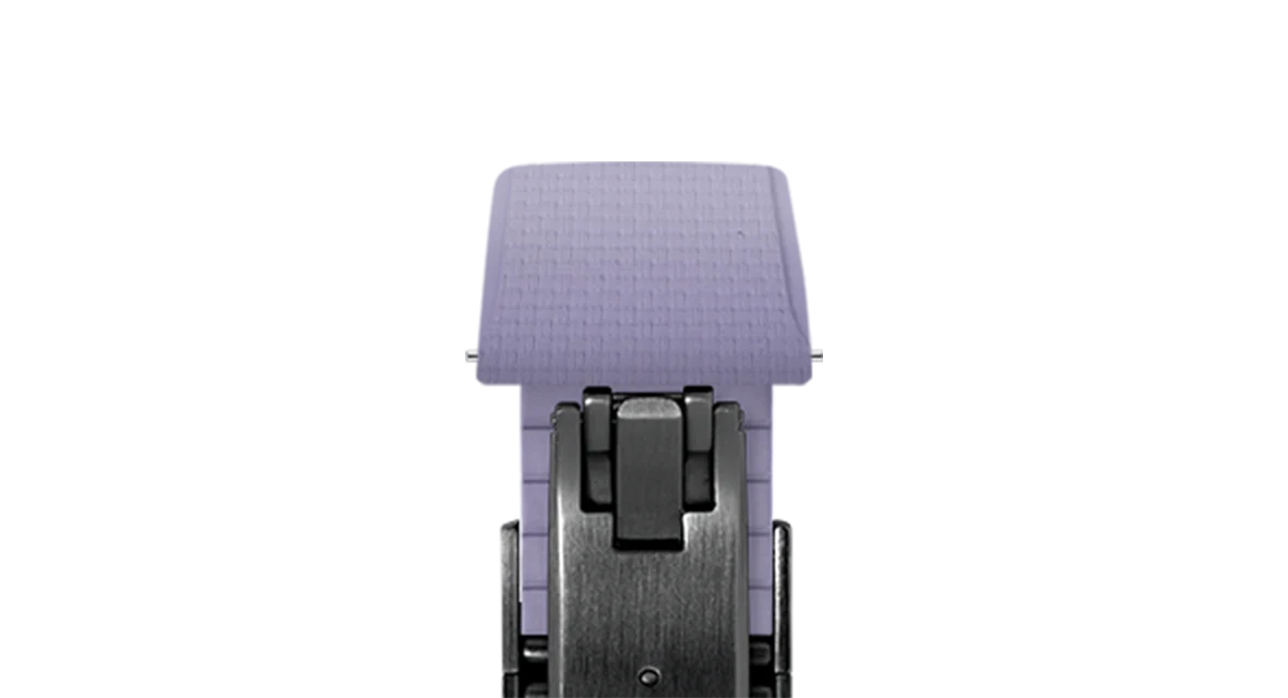Lavender Sailcloth CTS Rubber Strap for Cartier Santos de Cartier - Image 11