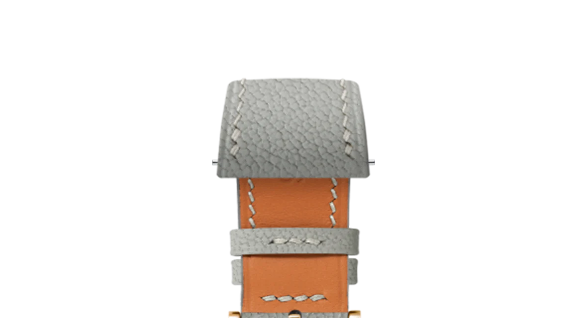 Light Grey Chevre Slim Strap - Image 11