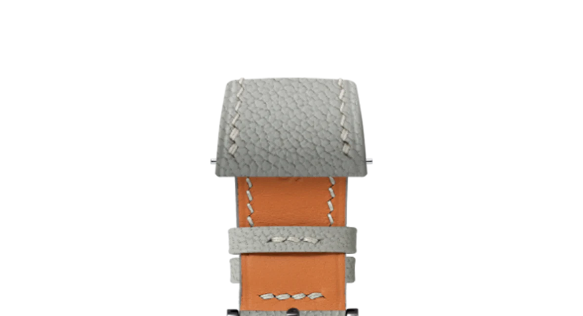 Light Grey Chevre Slim Strap - Image 13