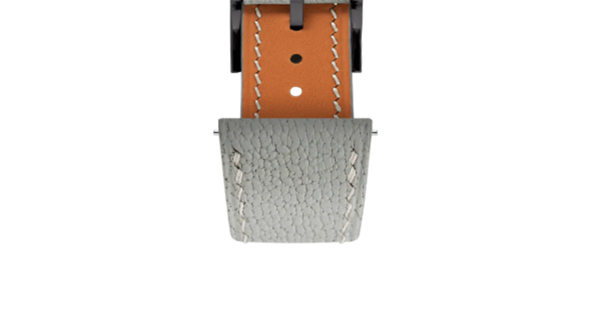 Light Grey Chevre Slim Strap - Image 14