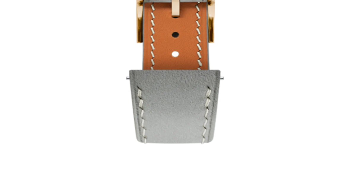 Light Grey Nubuck Slim Strap - Image 10