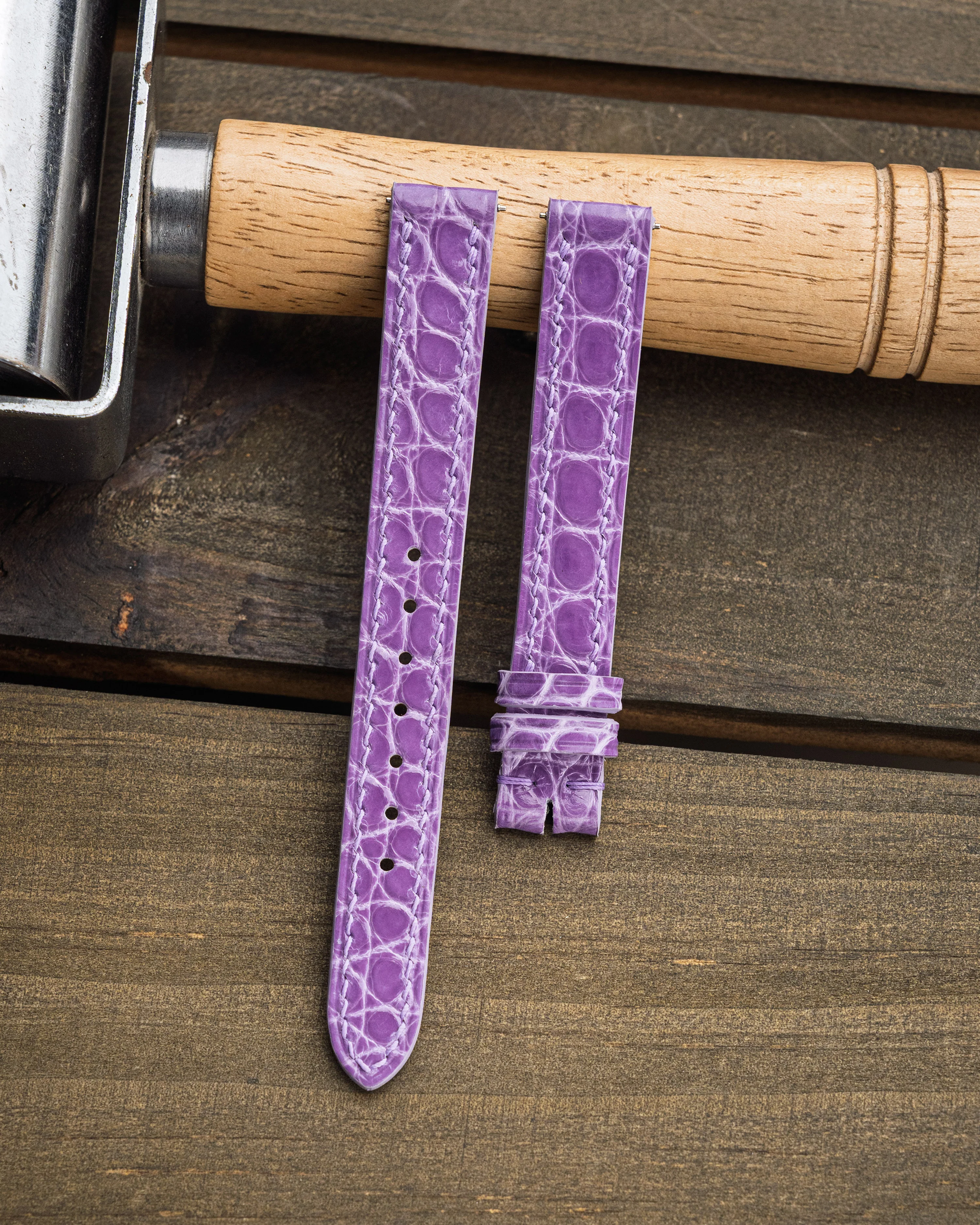 Limited Edition Custom Leather Watch Strap - Image 3