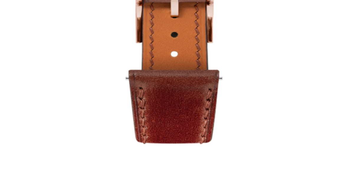 Mahogany Shell Cordovan Slim Strap - Image 10