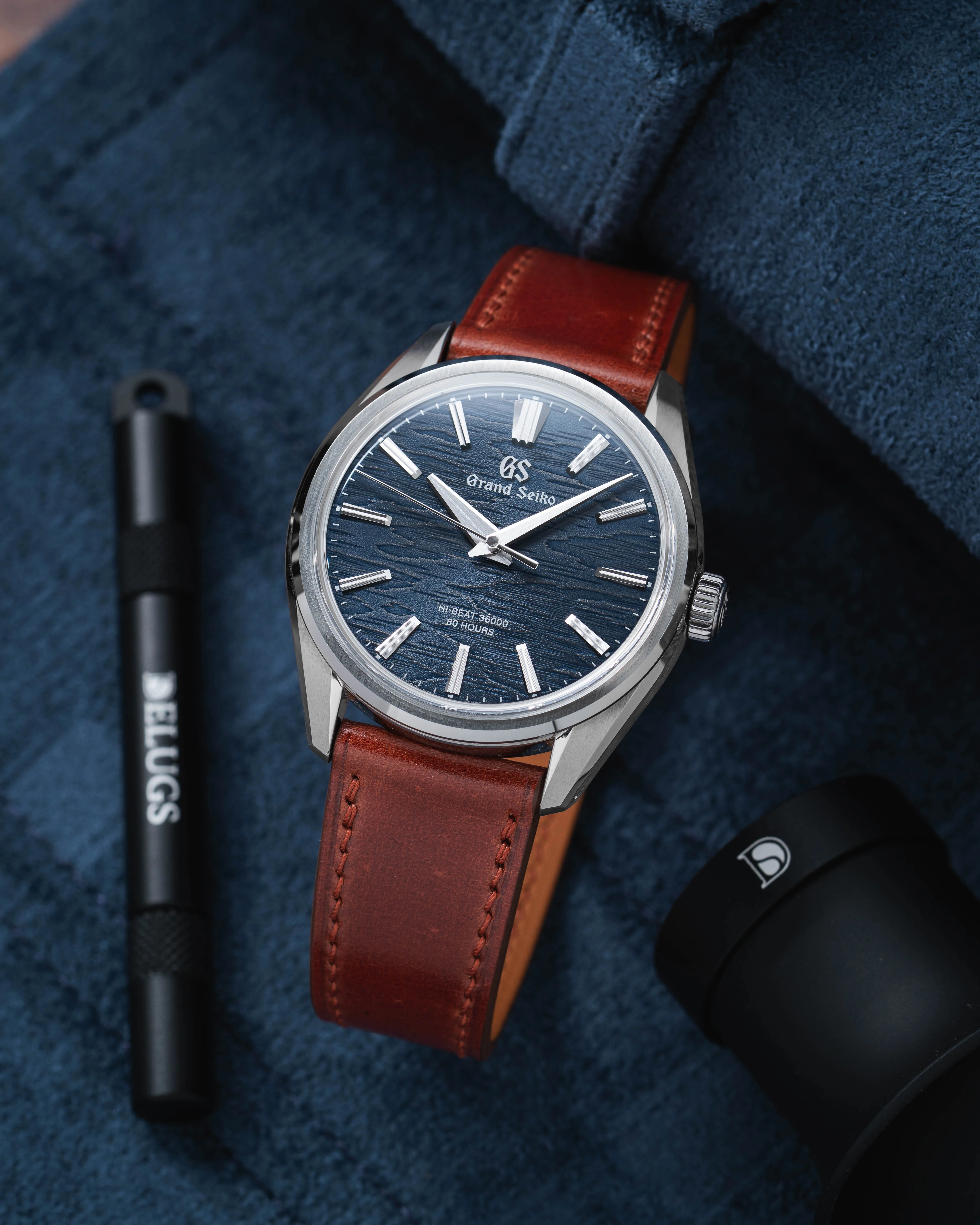 Mahogany Shell Cordovan Slim Strap - Image 5