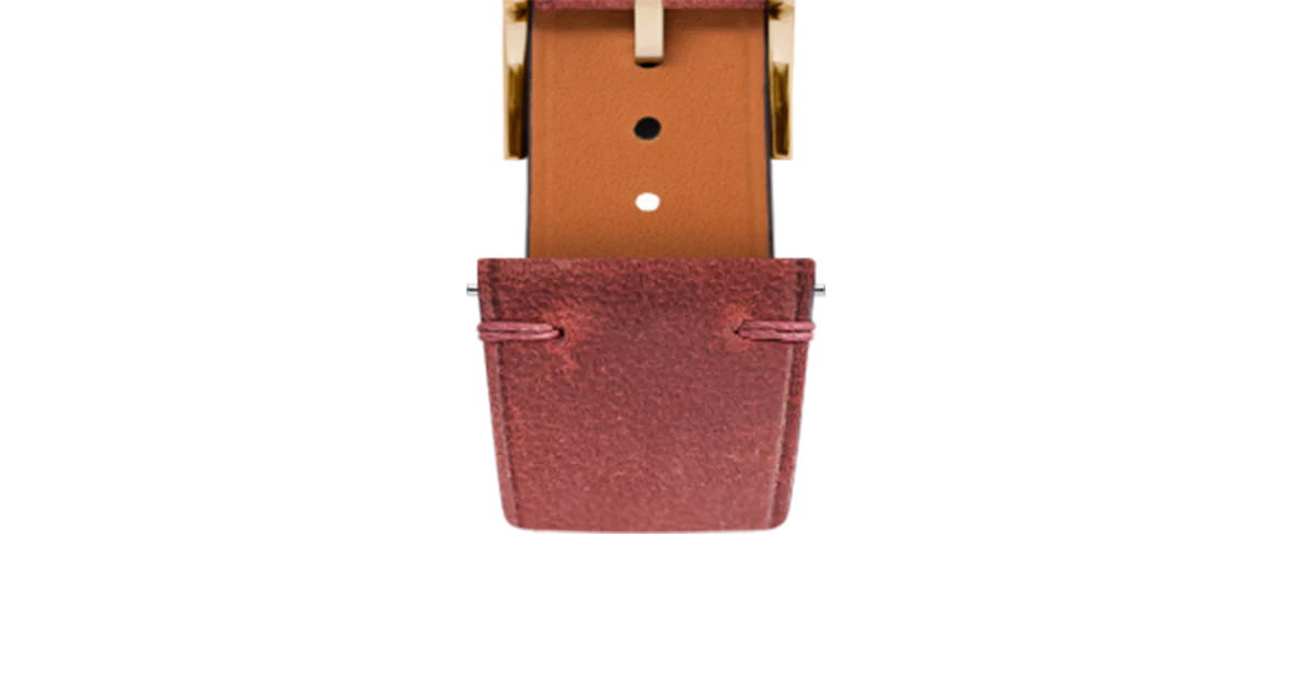 Maroon Crazy Horse Side-Stitch Strap - Image 8