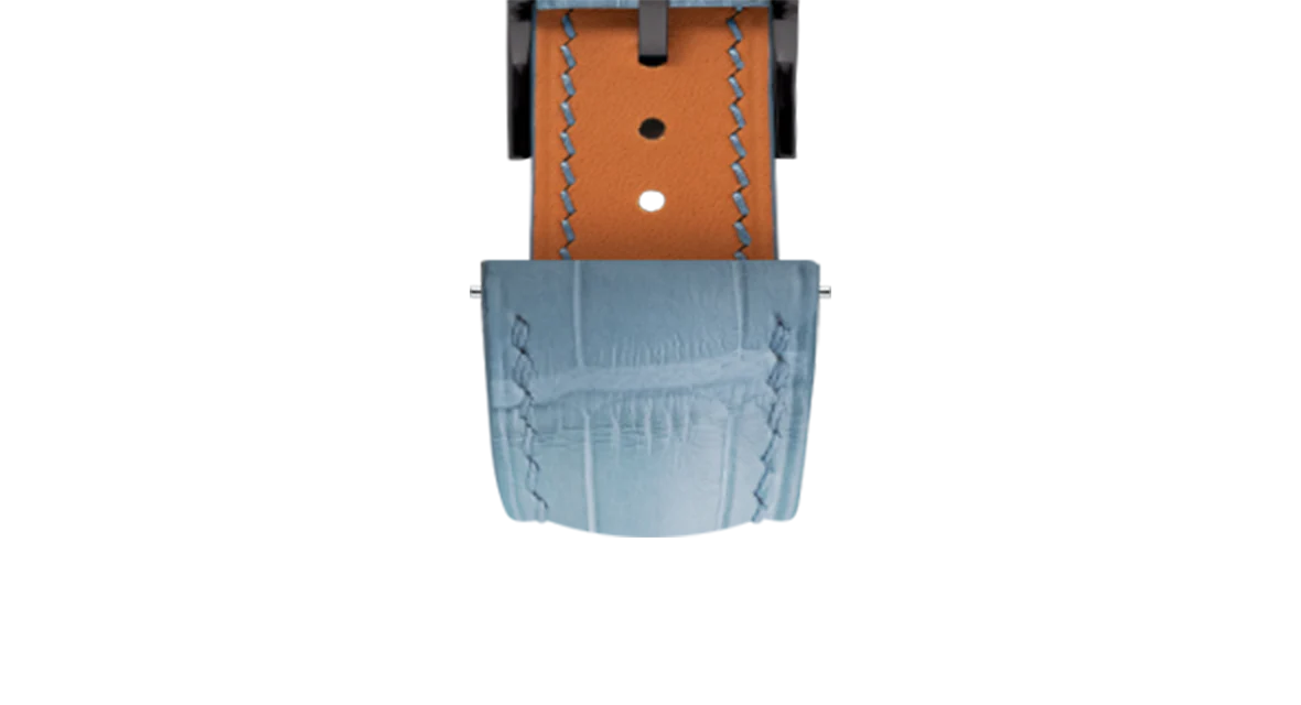 Matte Astral Blue Alligator Signature Strap - Image 12