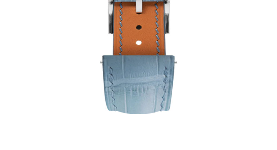 Matte Astral Blue Alligator Signature Strap - Image 6