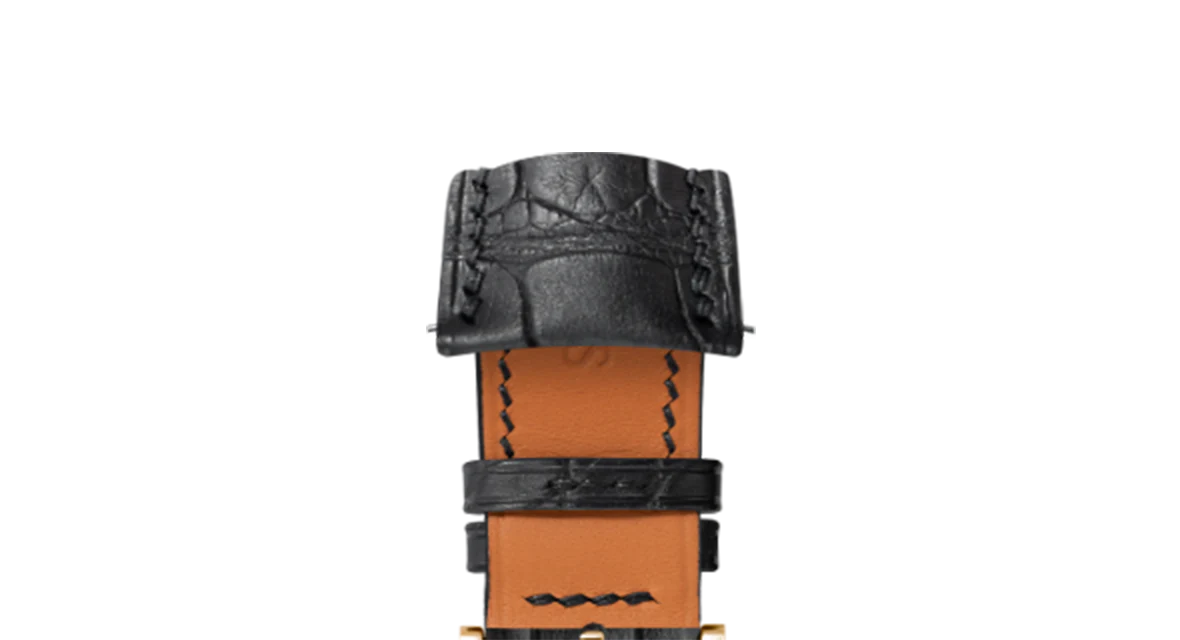 Matte Black Alligator Signature (Curved) Strap - Image 8