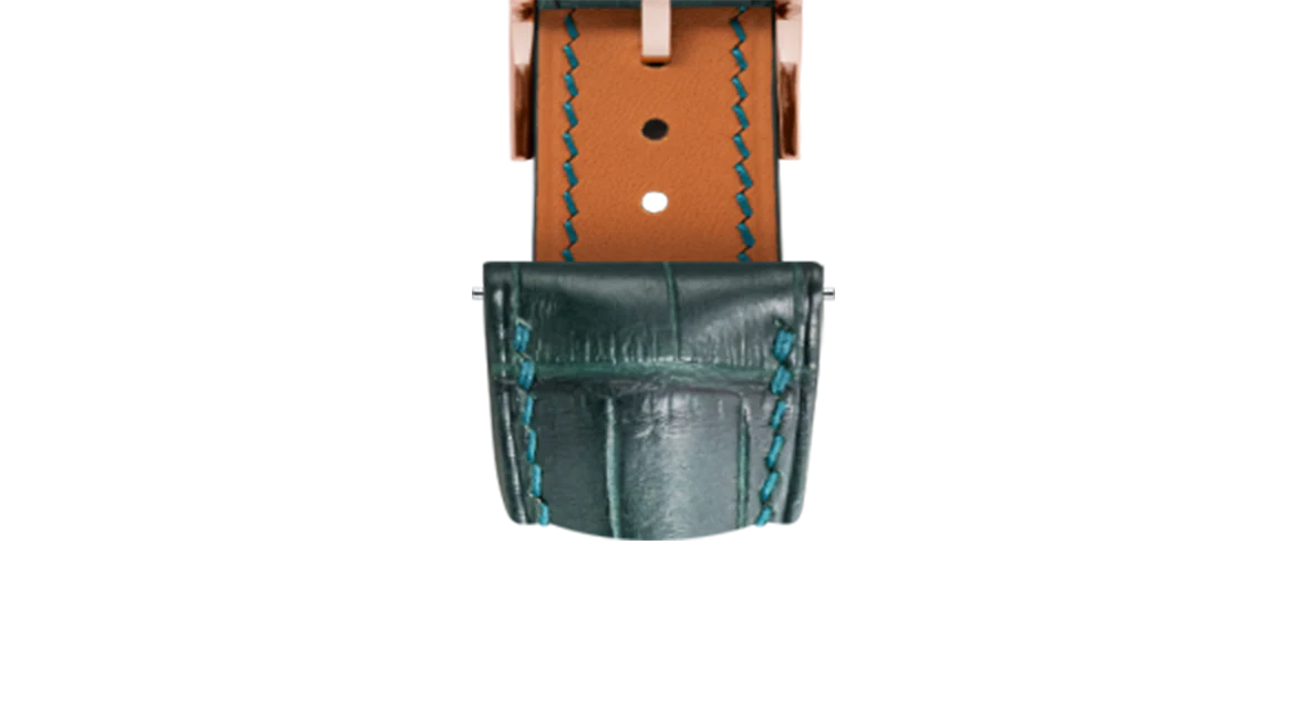 Matte Boreal Green Alligator Signature Strap - Image 10