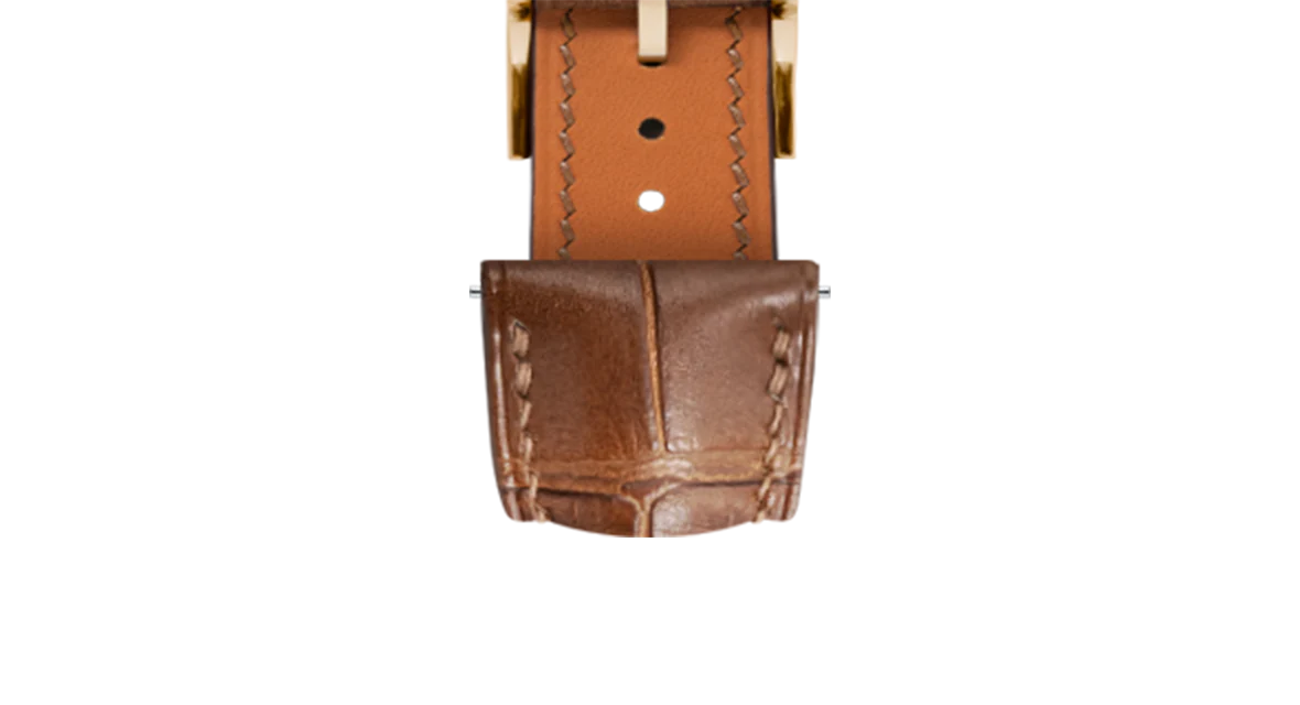 Matte Cognac Alligator Signature Strap - Image 10