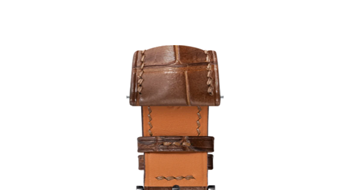 Matte Cognac Alligator Signature Strap - Image 11