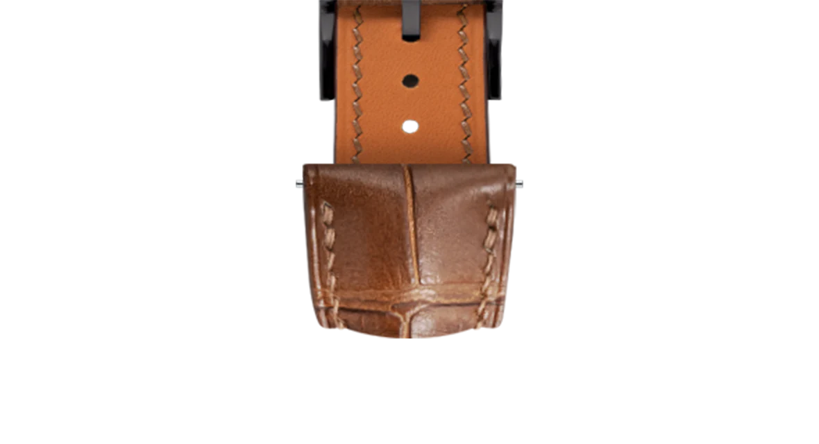 Matte Cognac Alligator Signature Strap - Image 12