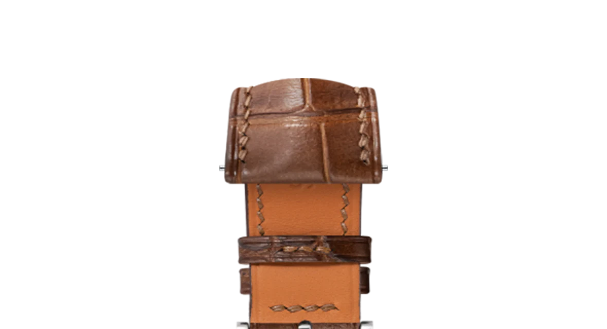 Matte Cognac Alligator Signature Strap - Image 5