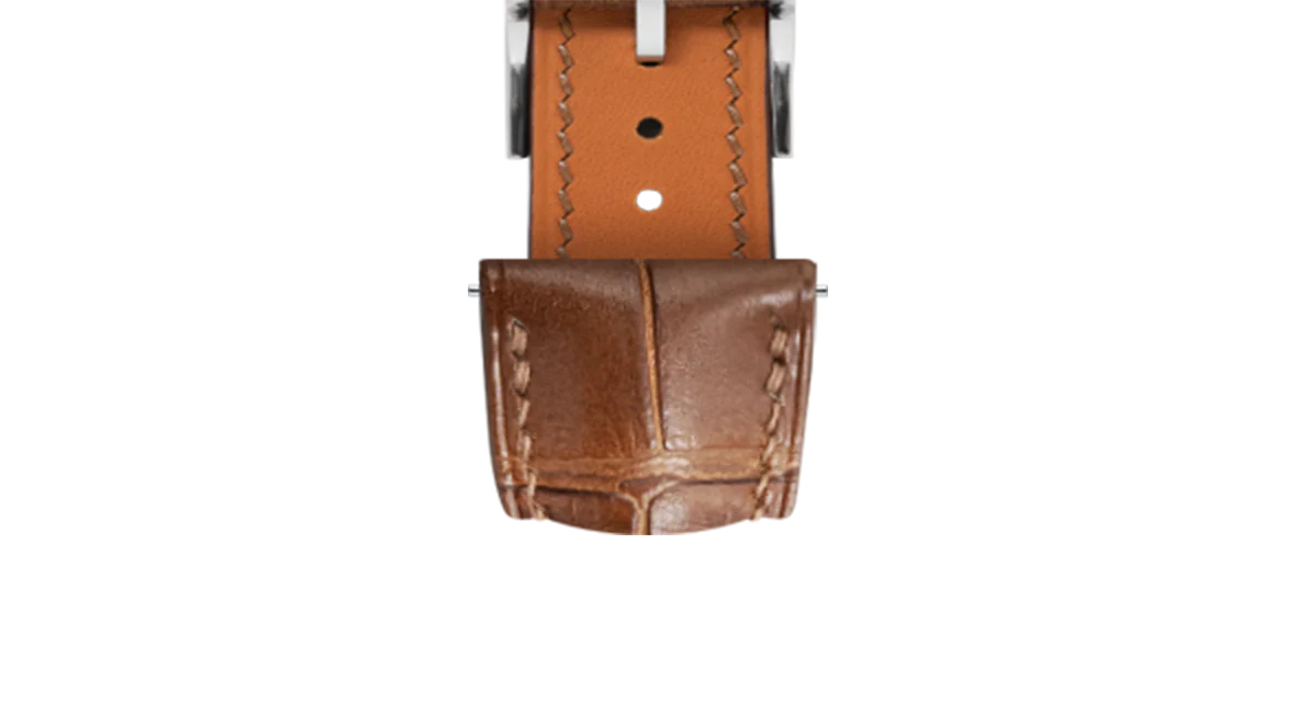 Matte Cognac Alligator Signature Strap - Image 6