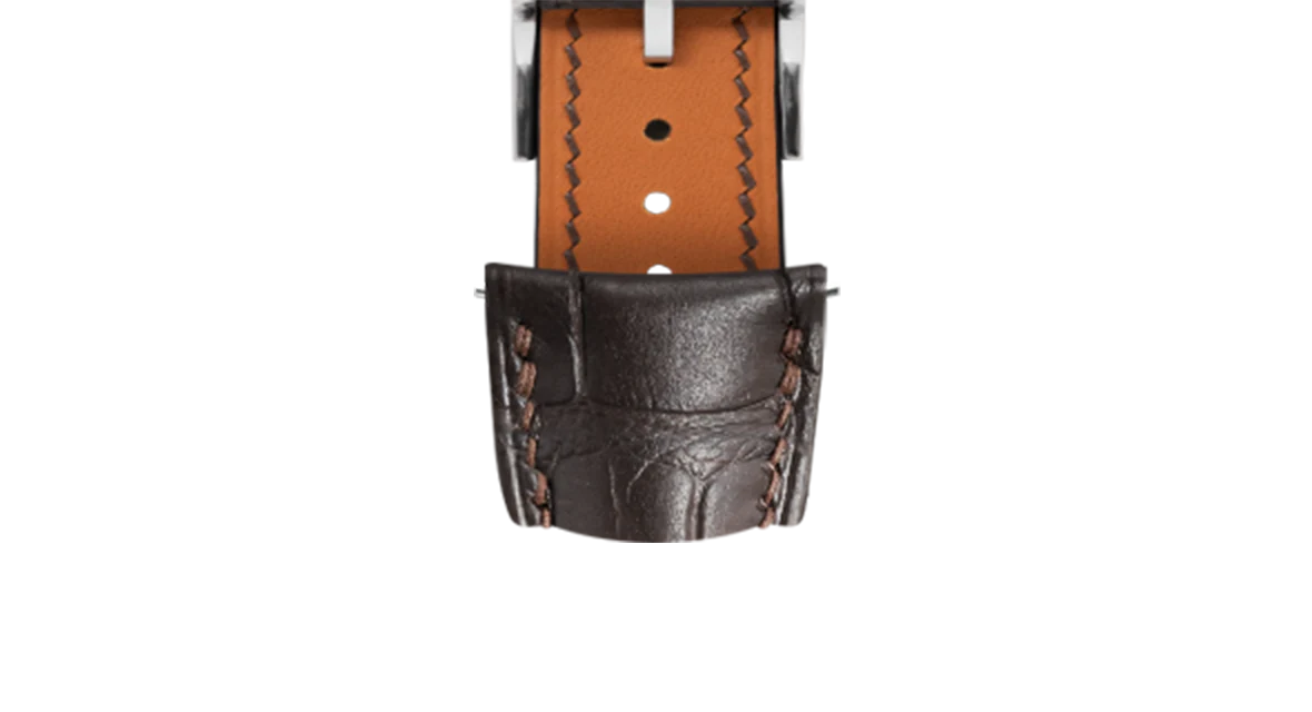 Matte Dark Brown Alligator Signature (Curved) Strap - Image 5